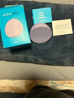 Amazon Echo Pop Alexa Smart Speaker - Lilac NEW IN BOX NEVER USED